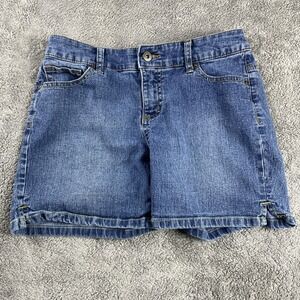 St. Johns Bay Misses Shorts Jean Shorts‎ Size 4P Blue